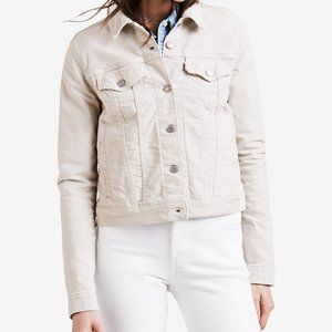 🎉HP🎉 LEVI'S ORIGINAL TRUCKER JACKET PLUSH PUMICE STONE SZ M